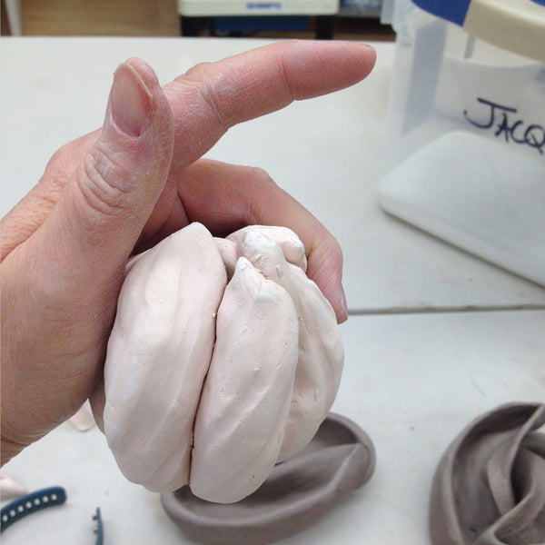 Alchemy hand holding maquette work in progress