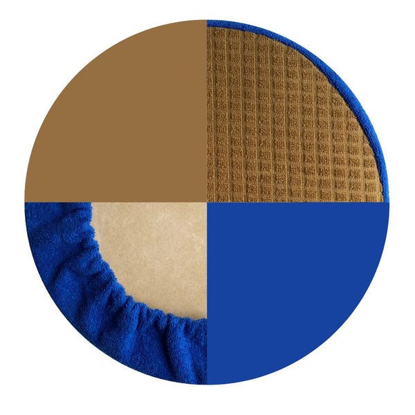 Spin Wiper Glazing Bat Cover - Gold with Royal Blue (Batch Release No.7)