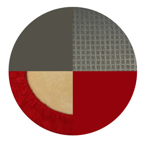 Spin Wiper Glazing Bat Cover - Grey with Red (Batch Release No.4)