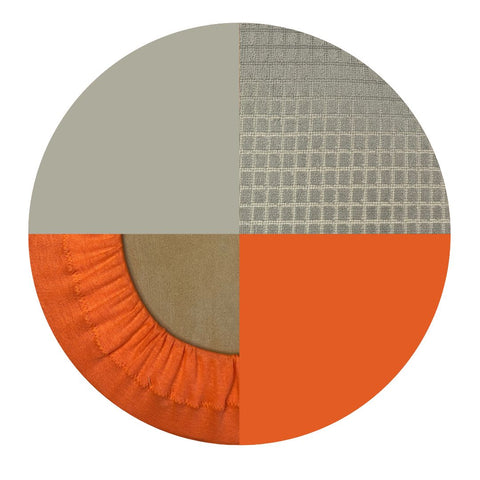 Spin Wiper Glazing Bat Cover - Light Grey with Orange (Batch Release No. 4)