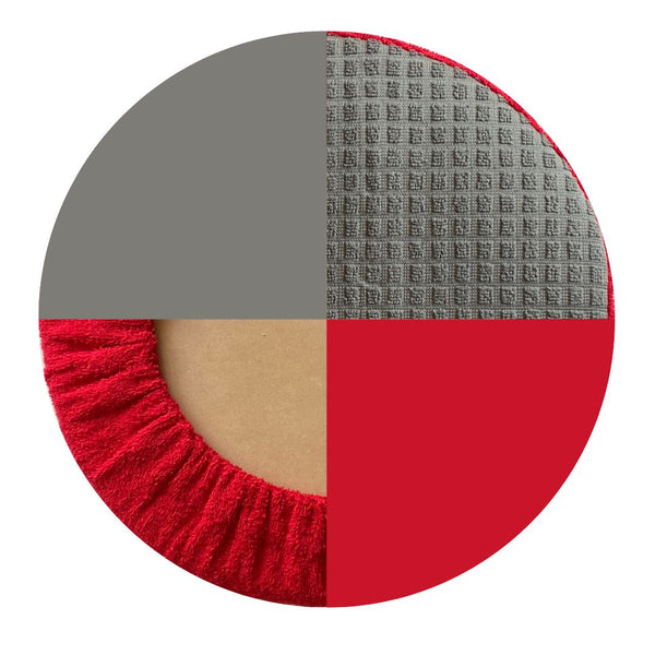 Spin Wiper Glazing Bat Cover - Grey with Red (Batch Release No.5)
